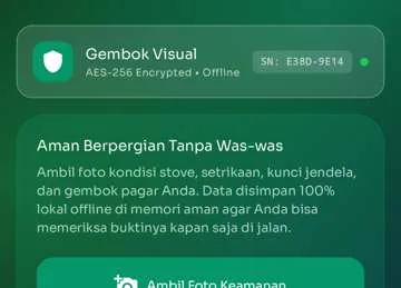 Tampilan aplikasi