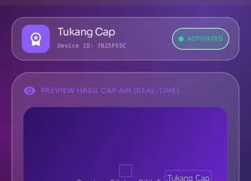 Tampilan aplikasi